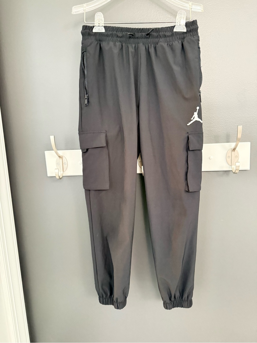 Girls Jordan Black Cargo Joggers